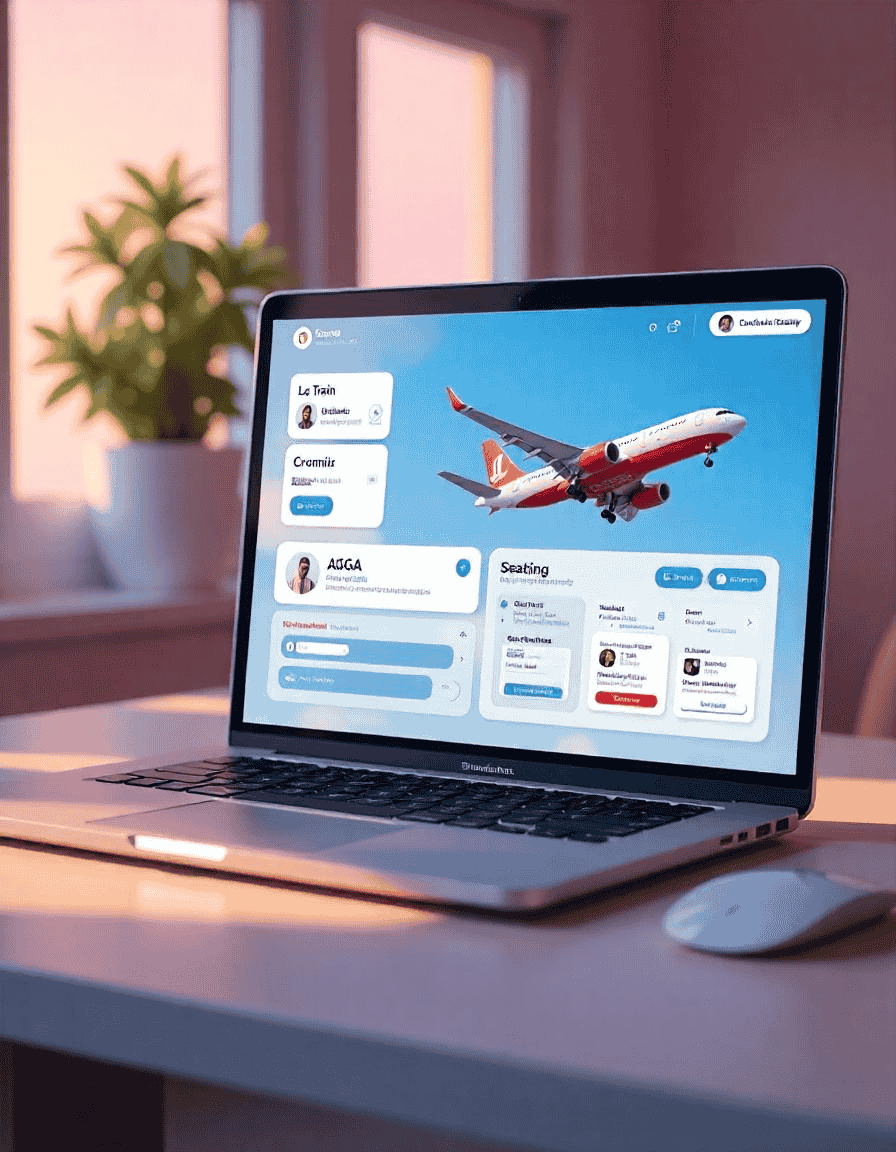 Ticket Booking System project screenshot showing a web-based ticket booking interface